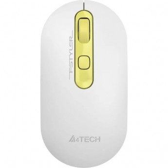Мышь A4TECH BLOODY FSTYLER FG20 DAISY оптическая беспроводная USB для ноутбука бело-желтая