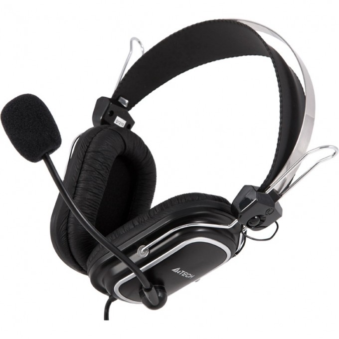 Наушники с микрофоном A4TECH BLOODY 2.5м мониторные оголовье черные HS-50