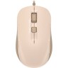 Мышь A4TECH FSTYLER FM26 для ноутбука оптическая BT/Radio USB 2000dpi бежевый/коричневый FM26 USB (CAFE LATTE)