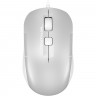 Мышь A4TECH FSTYLER FM26 для ноутбука оптическая BT/Radio USB 2000dpi серебристый/белый FM26 USB (ICY WHITE)