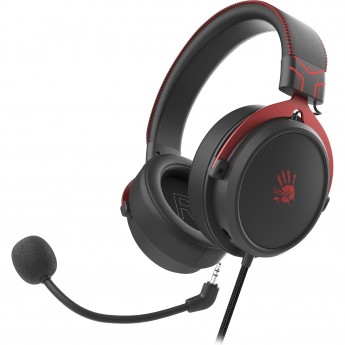 Наушники с микрофоном A4TECH BLOODY M590I красный/черный 1м мониторные USB оголовье (M590I SPORTS RED)